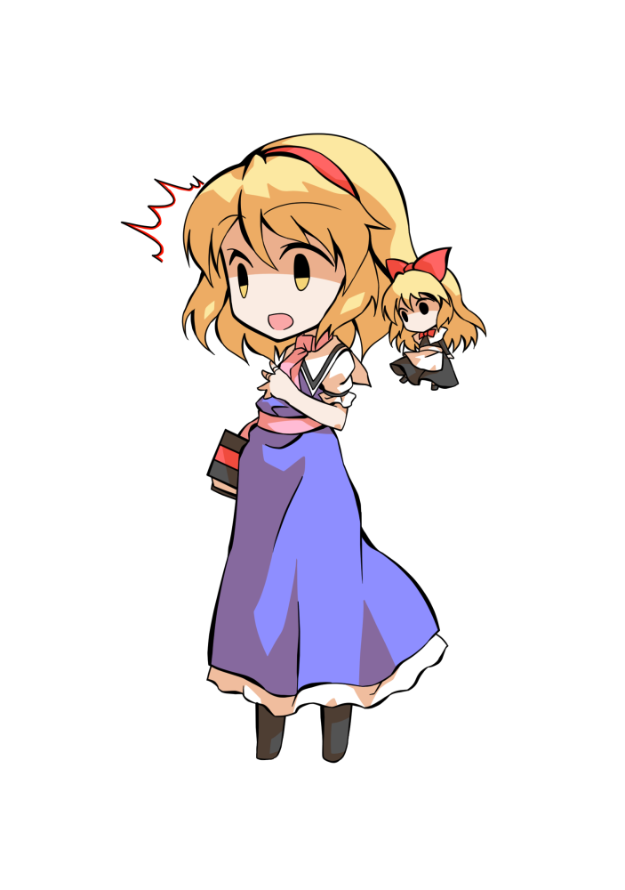 alice margatroid and shanghai doll (touhou) drawn by dairi