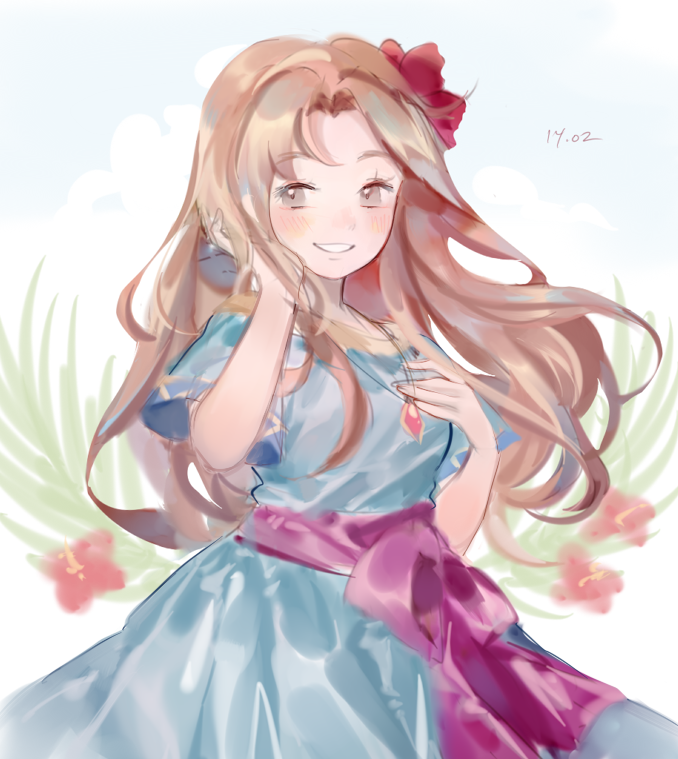 marin (the legend of zelda and 1 more) drawn by aubz