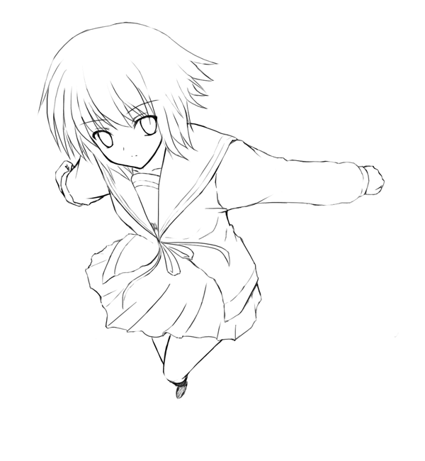 nagato yuki (suzumiya haruhi no yuuutsu) drawn by shima-shuu