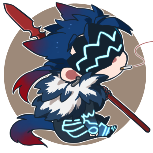 cu chulainn (fate and 1 more) drawn by hametusinn