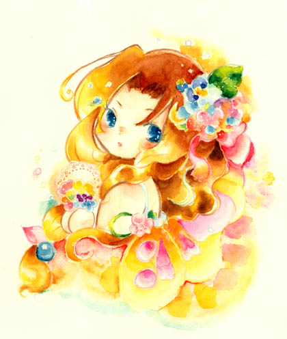 aerith gainsborough (final fantasy and 2 more) drawn by shimotsuki_yukino