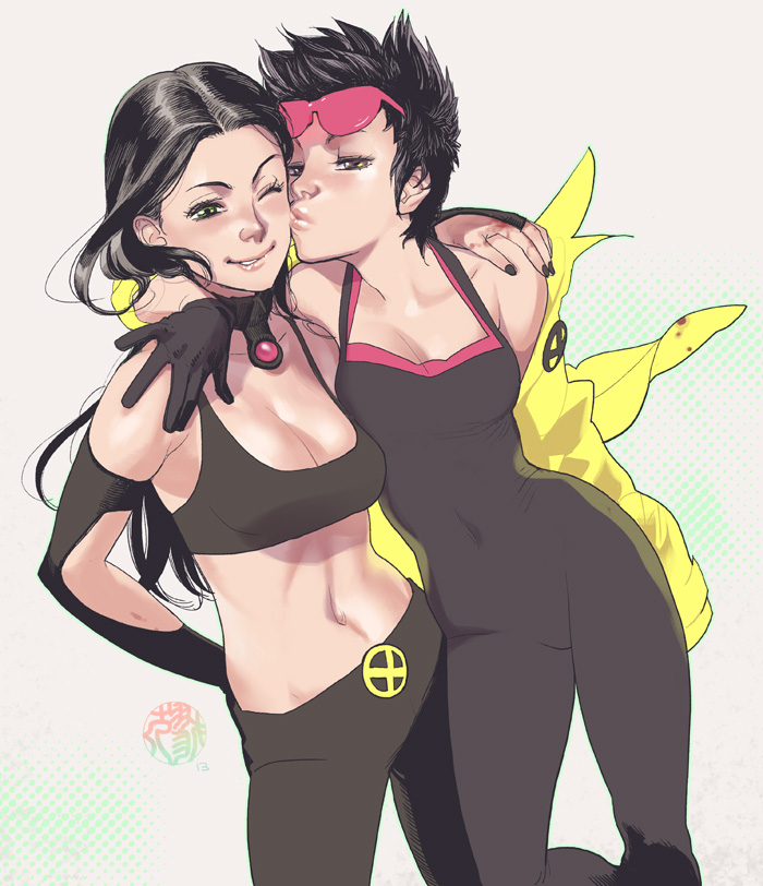 x-23, laura kinney, and jubilee (marvel and 1 more) drawn by ricken