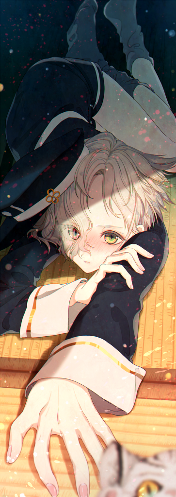 gokotai and gokotai's tigers (touken ranbu) drawn by lowro_(en)