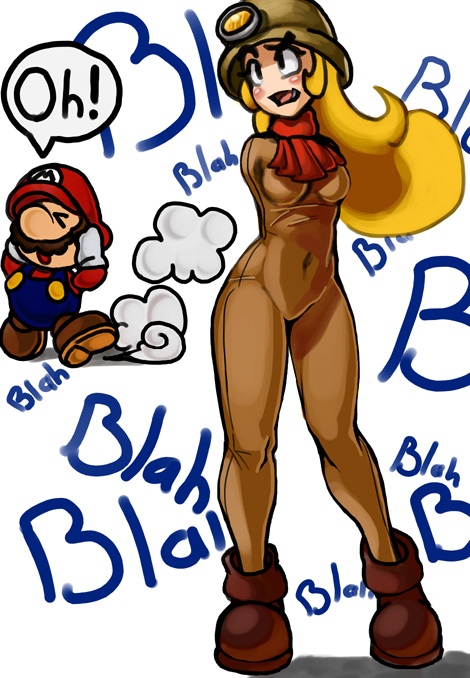 mario and goombella (mario and 2 more) drawn by elazuls-core