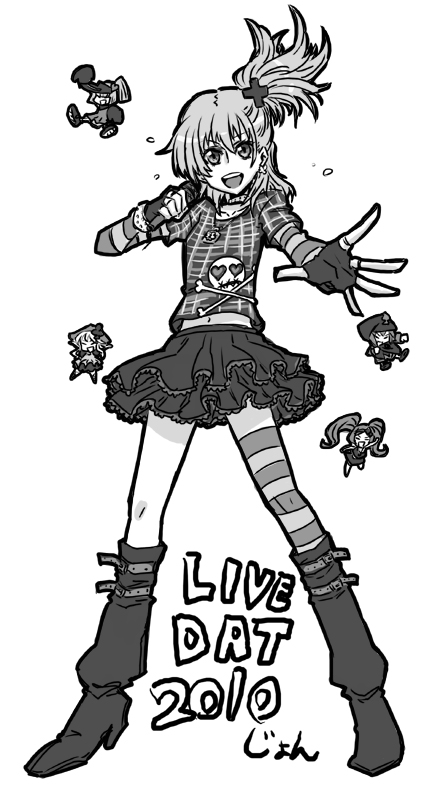 hinamori amu, ran, suu, and miki (shugo chara!) drawn by kenchi