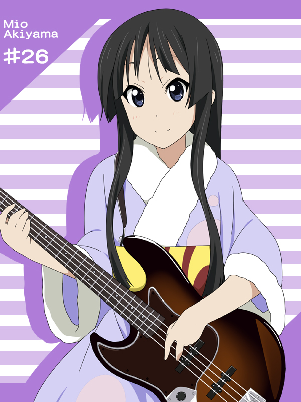 akiyama mio (k-on!) drawn by ikari_manatsu