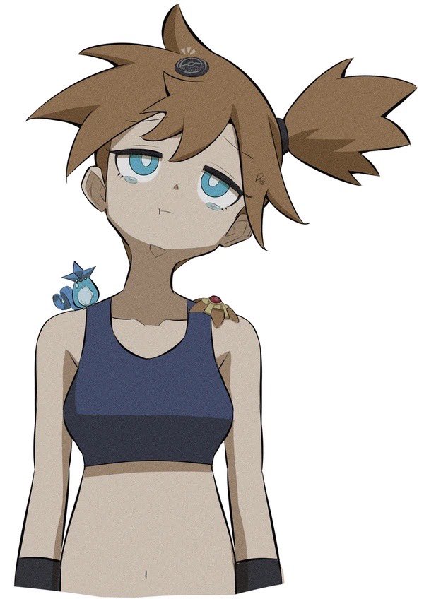 misty, staryu, and articuno (pokemon and 3 more) drawn by ida_(idalol490)