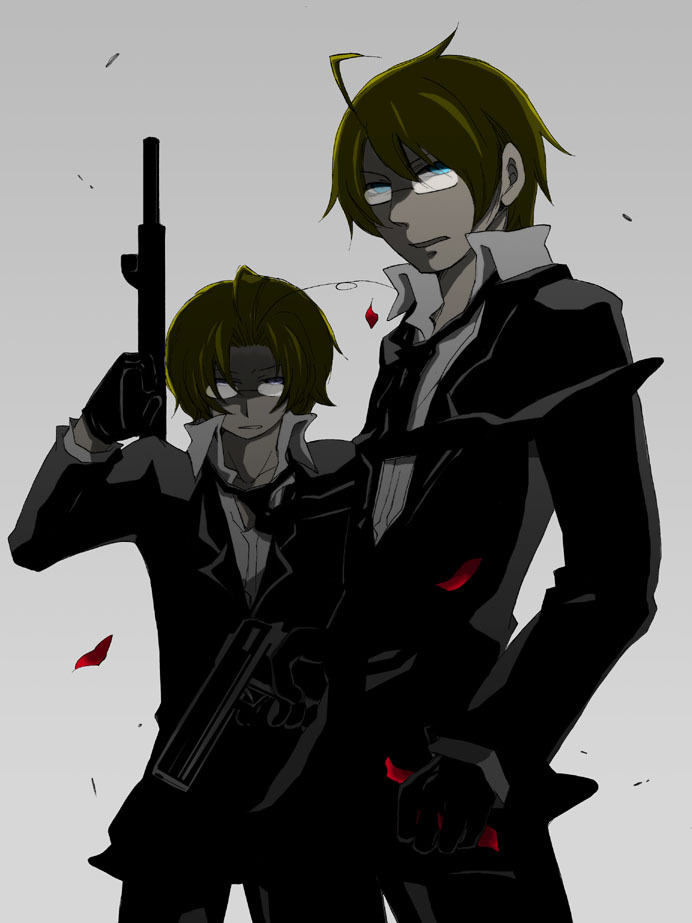 america and canada (axis powers hetalia) drawn by materialbox