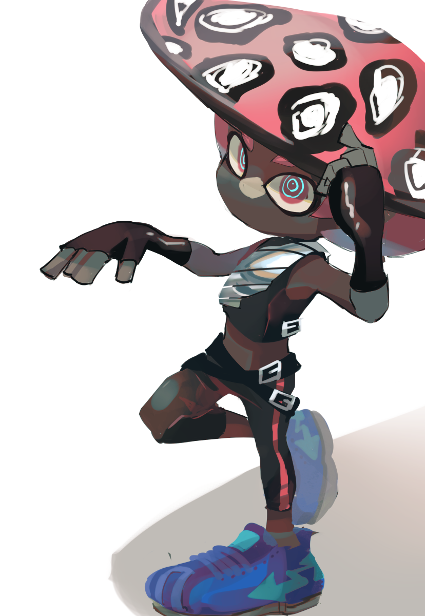 octoling player character and octoling boy (splatoon) drawn by koike3582