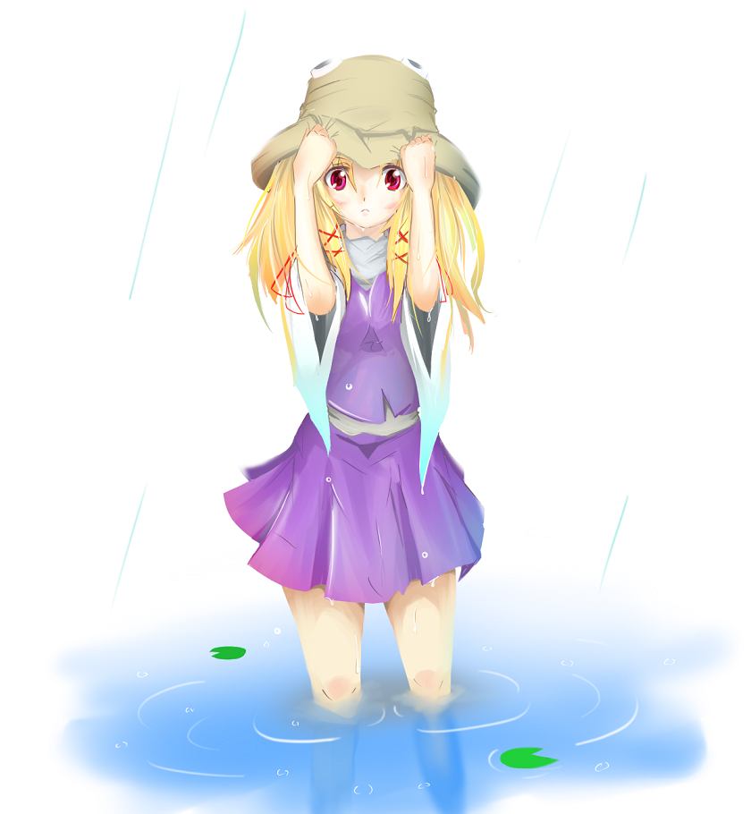 moriya suwako and pyonta (touhou) drawn by yashiro_(tutinoyashiro)