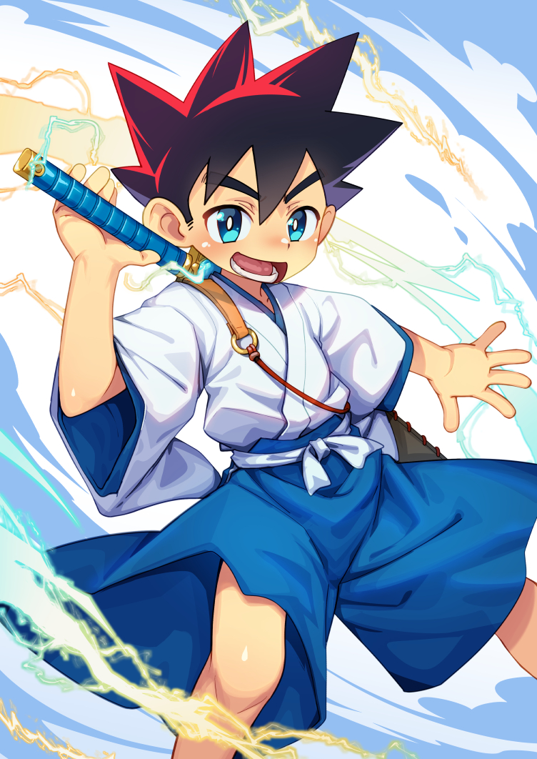kurogane yaiba (yaiba) drawn by autumn_snow