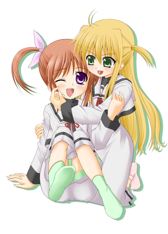 takamachi nanoha and arisa bunnings (lyrical nanoha and 2 more) drawn by tadokoro_teppei