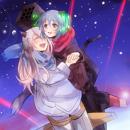 sanya v. litvyak and eila ilmatar juutilainen (world witches series and 1 more) drawn by mochako_(motyako)
