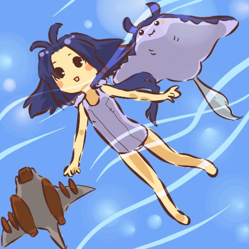 mantine and sinker (pokemon and 1 more) drawn by hitec