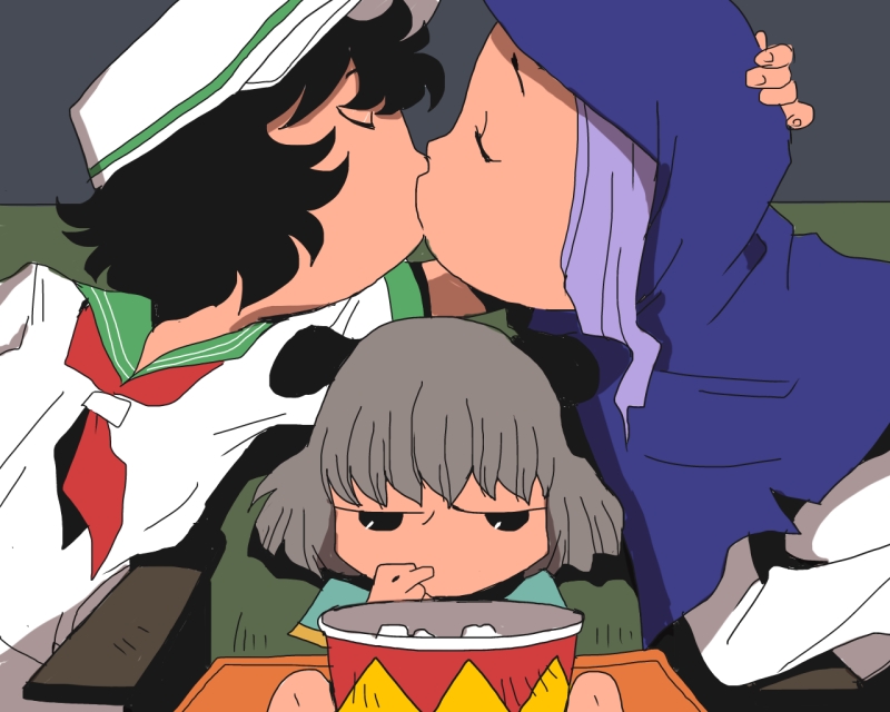 nazrin, murasa minamitsu, and kumoi ichirin (touhou) drawn by onikobe_rin