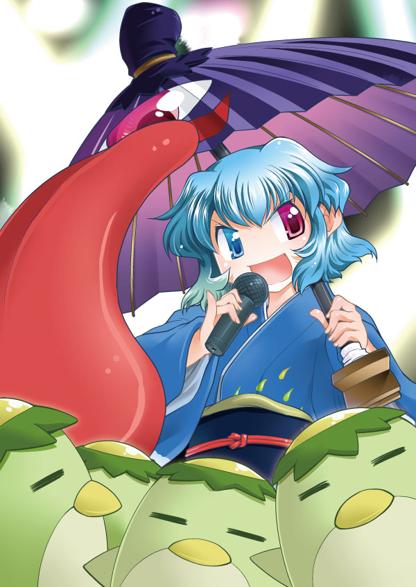 tatara kogasa and majin gappa (touhou and 1 more) drawn by mizuki_hitoshi