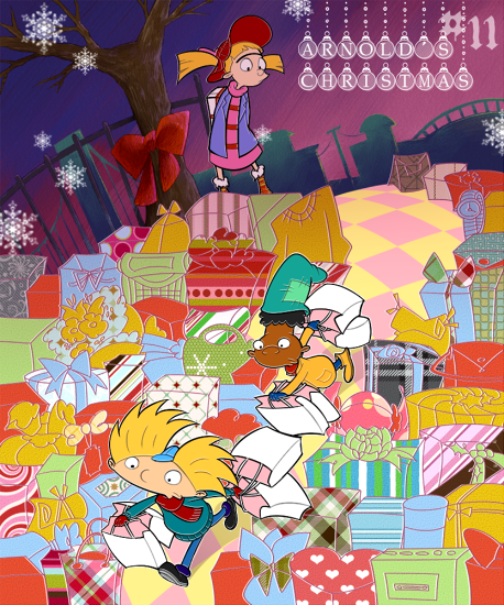 helga g pataki, arnold shortman, and gerald johannsen (hey arnold!) drawn by kinako_(moment)