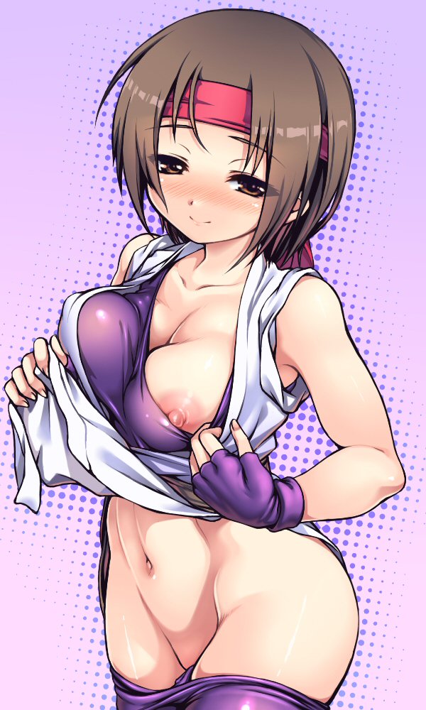 yuri sakazaki (the king of fighters and 2 more) drawn by ohgaki_m