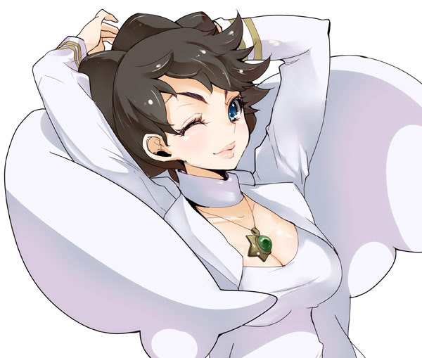 diantha (pokemon and 1 more) drawn by chorimokki