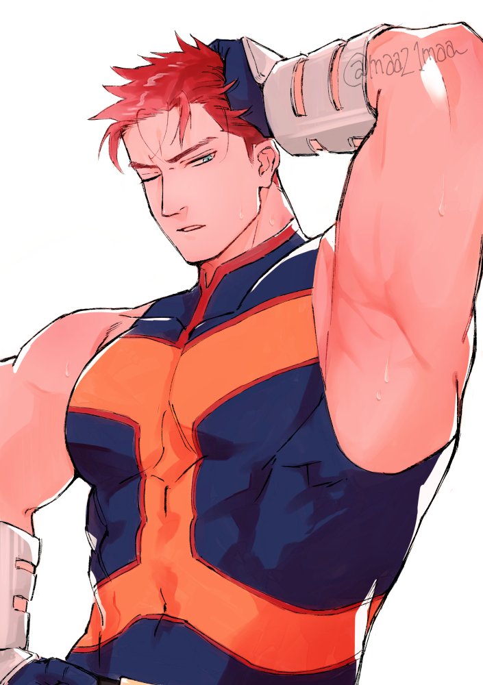 endeavor (boku no hero academia) drawn by ma_(maa21maa)