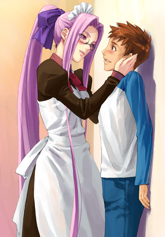 emiya shirou and medusa (fate and 2 more) drawn by tani