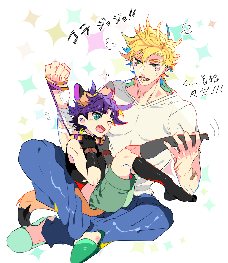 joseph joestar and caesar anthonio zeppeli (jojo no kimyou na bouken and 1 more) drawn by sakaumi