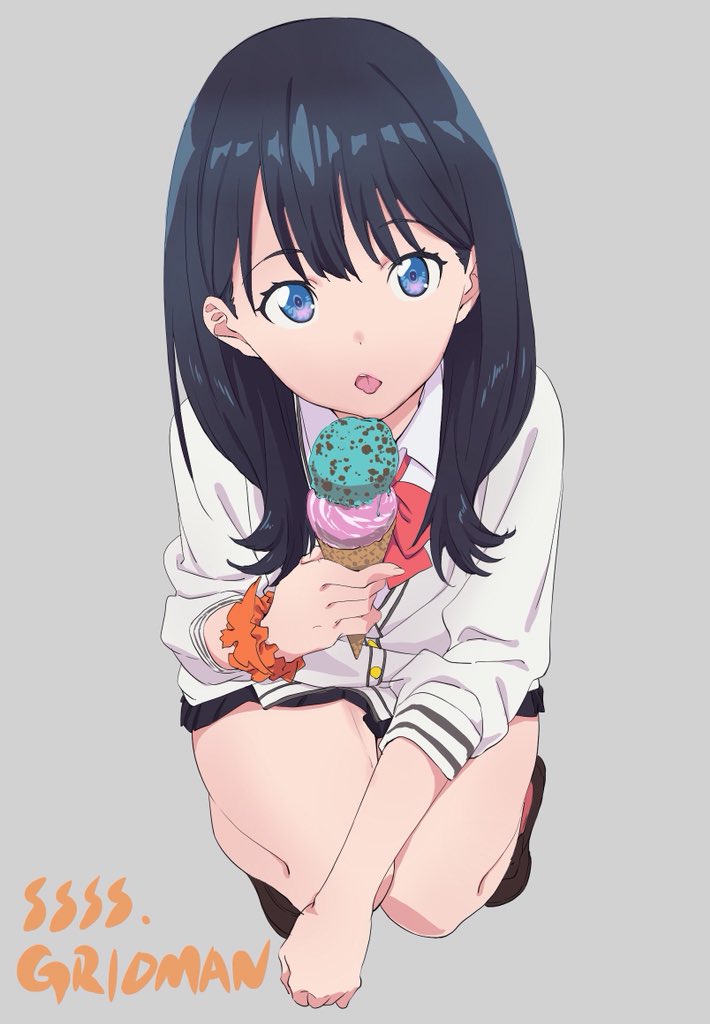 takarada rikka (gridman universe and 1 more) drawn by saitou_kengo
