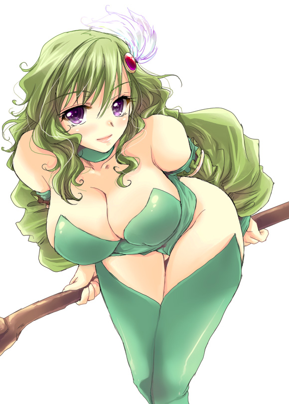 rydia (final fantasy and 1 more) drawn by flieger