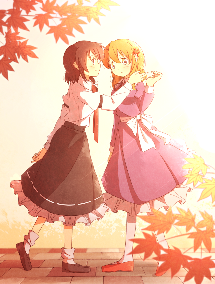 usami renko and maribel hearn (touhou) drawn by unagi_sango
