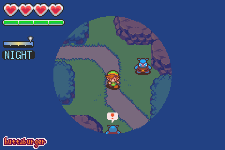 link and moblin (the legend of zelda) drawn by huttaburger