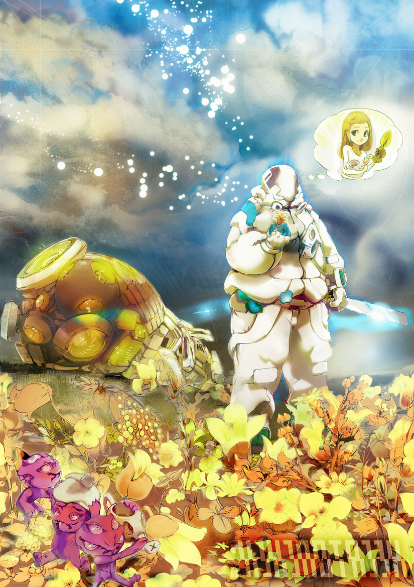 original and 1 more drawn by kisanta