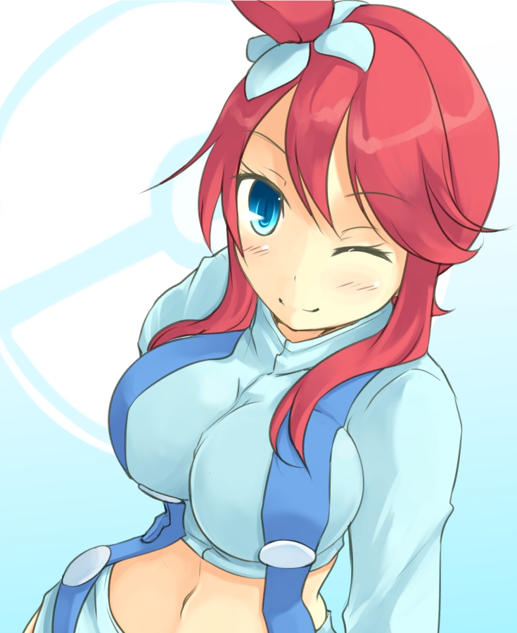 skyla (pokemon and 1 more) drawn by kuro_(be_ok)