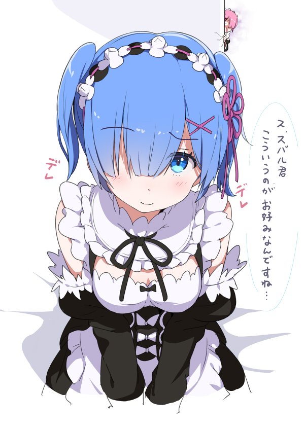 rem and ram (re:zero kara hajimeru isekai seikatsu) drawn by ogipote