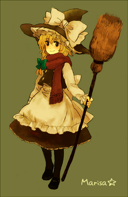kirisame marisa (touhou and 1 more) drawn by meeko