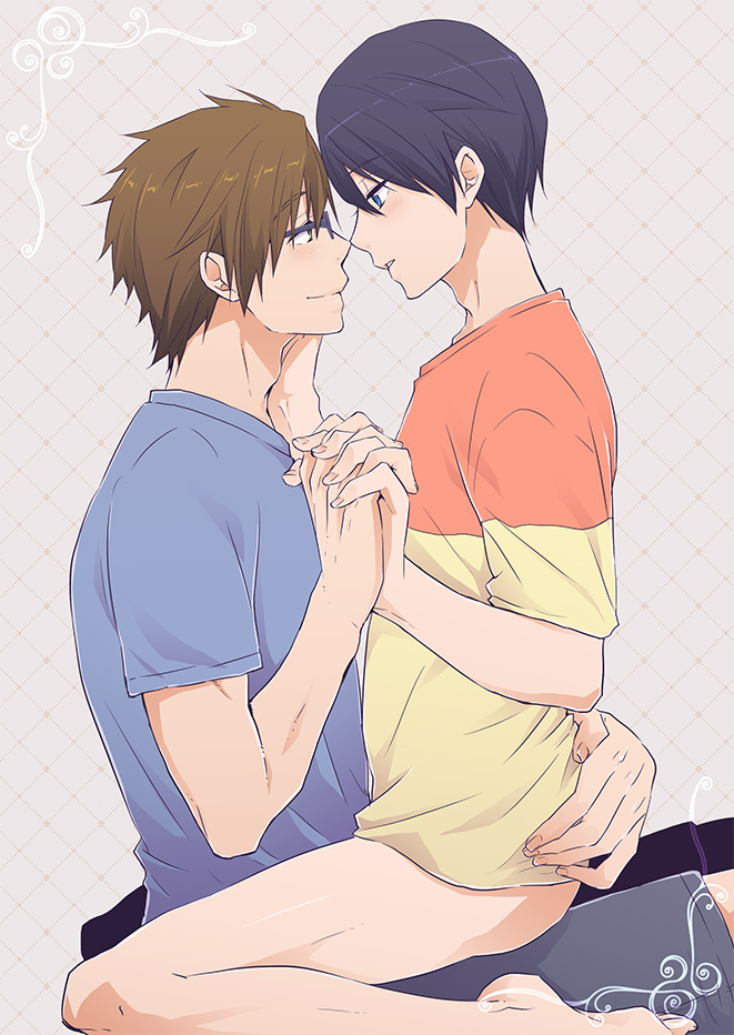tachibana makoto and nanase haruka (free!) drawn by hato_yu-ki