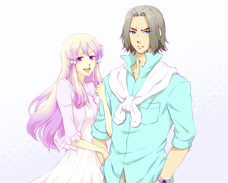 izumo kamurogi and alicia (aquarion and 1 more) drawn by saiba_(henrietta)