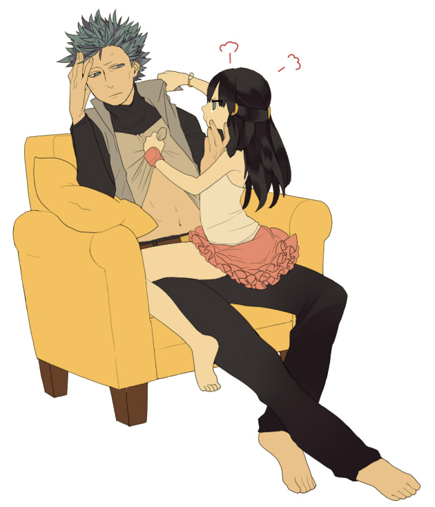 dawn and cyrus (pokemon and 1 more) drawn by pu_(oekaki)