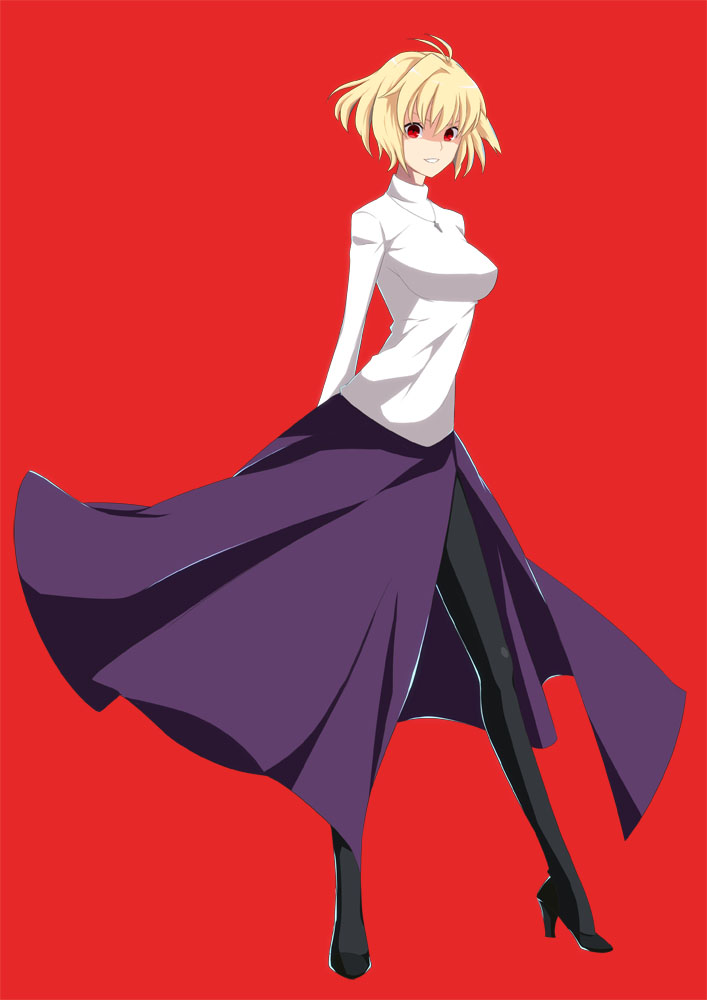 arcueid brunestud and red arcueid (tsukihime) drawn by karakuraax