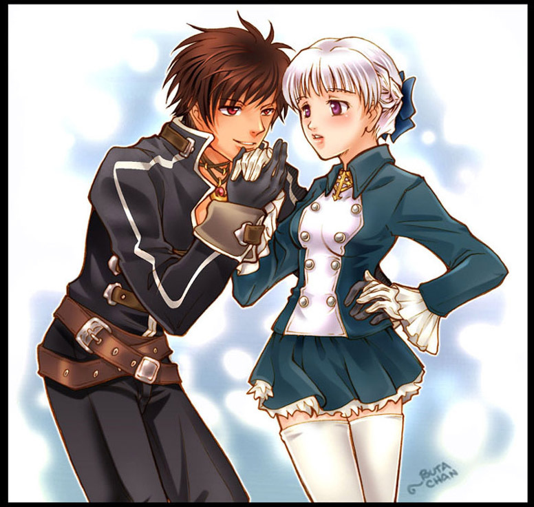 alice elliot and yuri hyuga (shadow hearts) drawn by chicharon