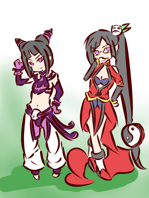 han juri, litchi faye ling, and lao jiu (street fighter and 2 more) drawn by mumu_(spitfire)