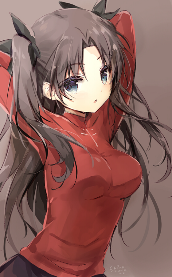 tohsaka rin (fate and 1 more) drawn by shiratama_(shiratamaco)