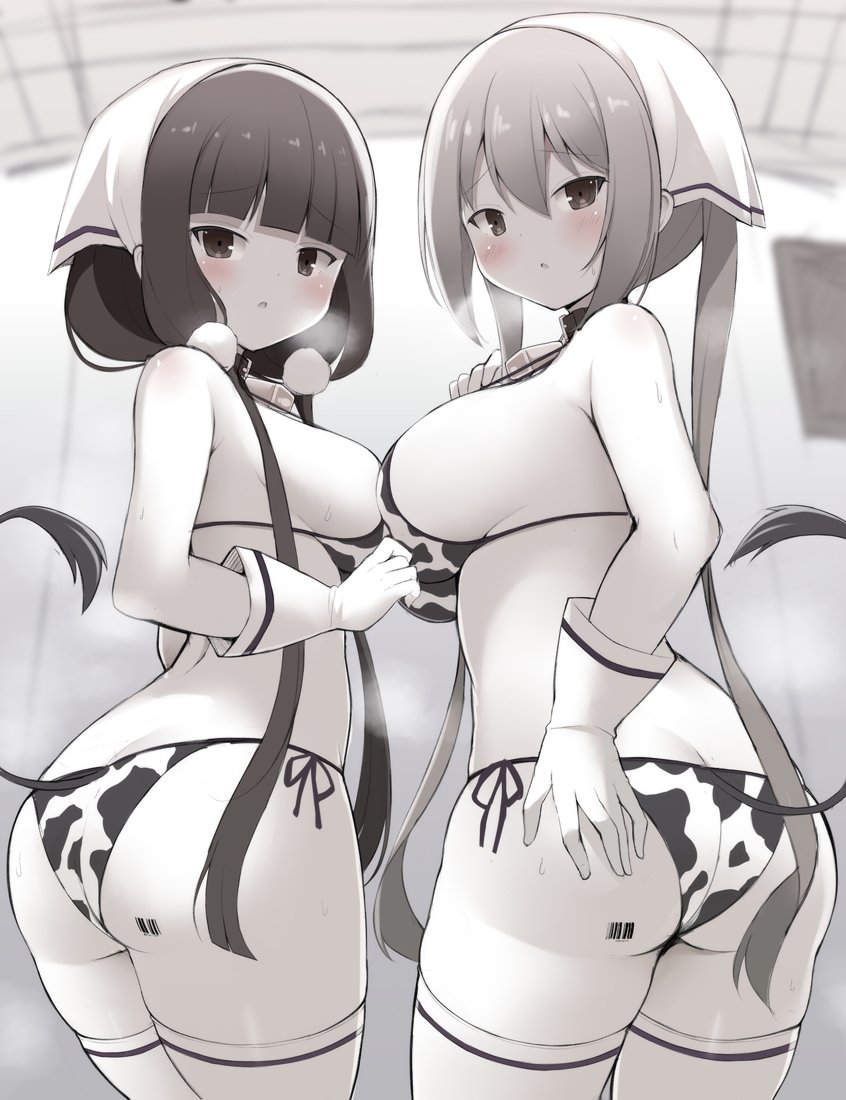 hinata kaho and sakuranomiya maika (blend s) drawn by hanetu
