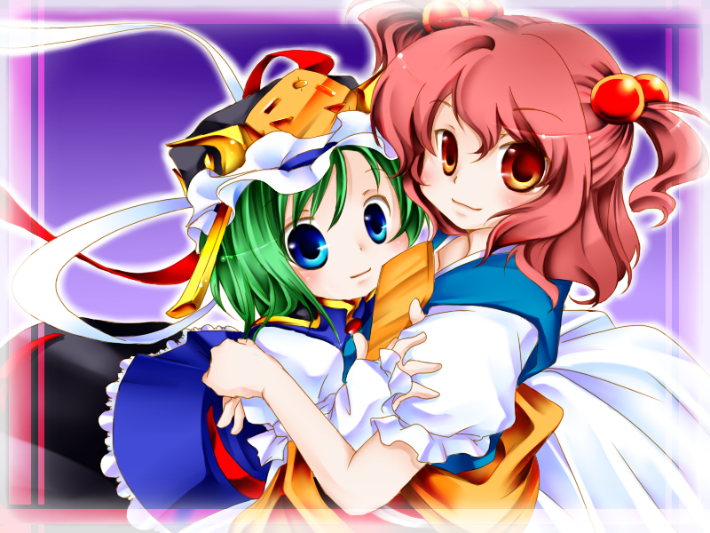 shiki eiki and onozuka komachi (touhou) drawn by aoi_mitsuru