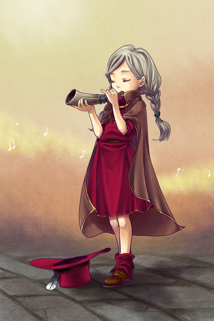 protagonist (elona) drawn by kiitos