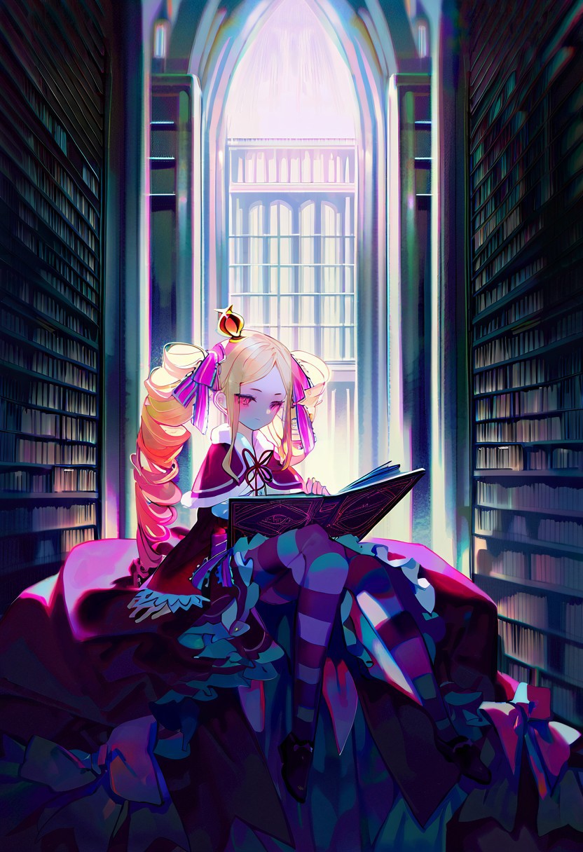 beatrice (re:zero kara hajimeru isekai seikatsu) drawn by f/luck