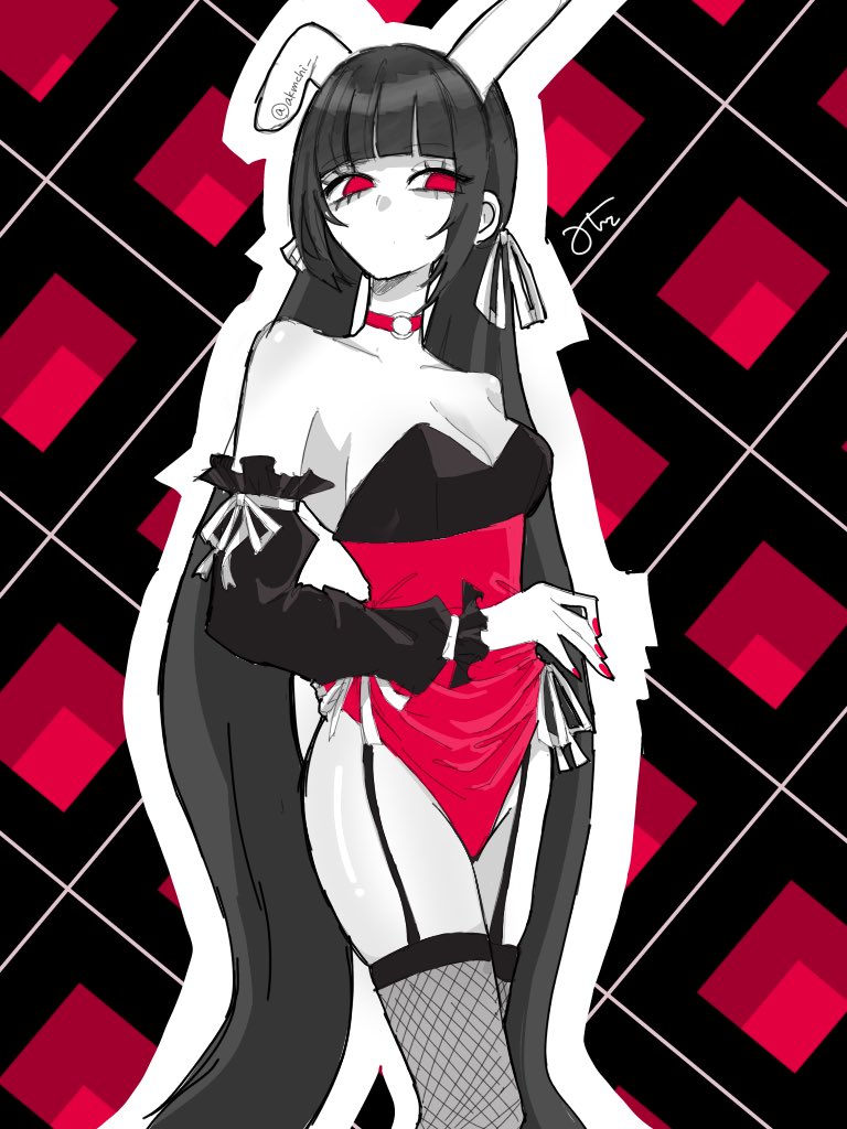 harukawa maki (danganronpa and 1 more) drawn by min_to_(akmchi)