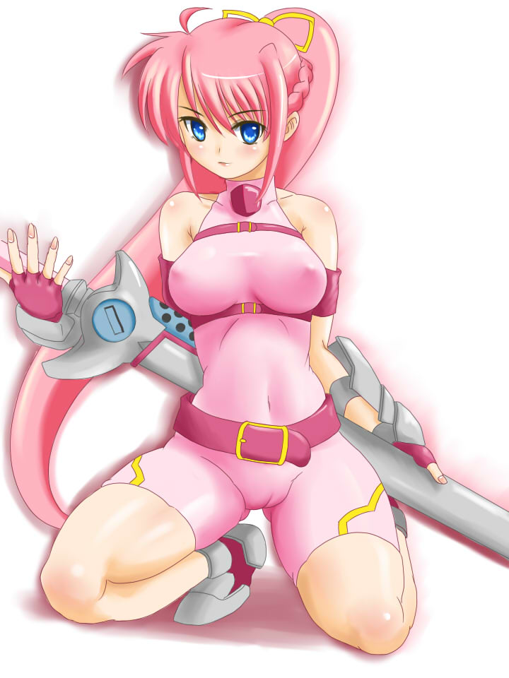 signum and laevatein (lyrical nanoha and 2 more) drawn by ginjyasei