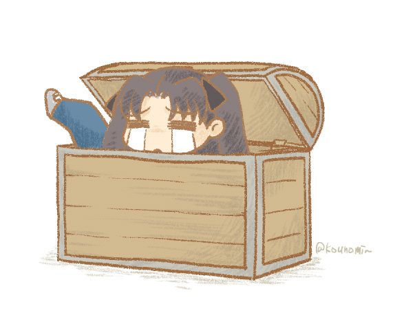 tohsaka rin and emiya shirou (fate and 2 more) drawn by kinoe_imashi