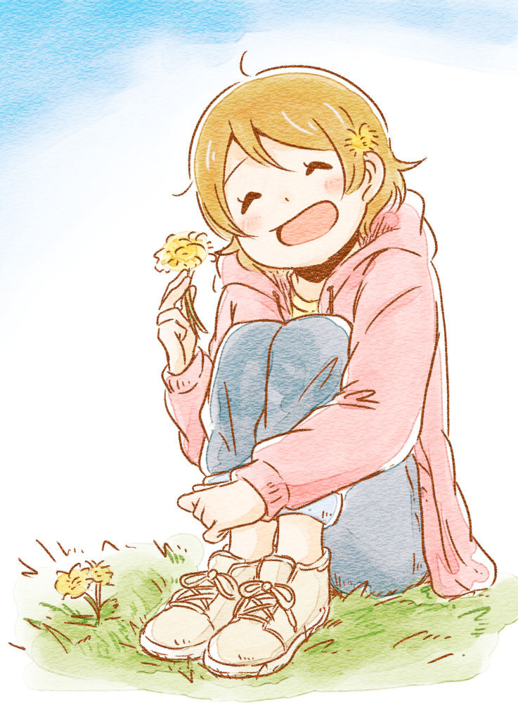 koizumi hanayo (love live! and 1 more) drawn by sakutarou_(saku_suguitar)