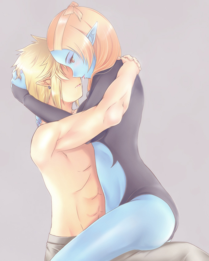 link and midna (the legend of zelda and 1 more) drawn by microspace